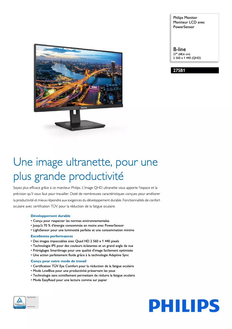 Image de la première page du manuel de l'appareil 275B1