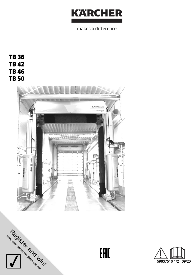 Image de la première page du manuel de l'appareil TB 50