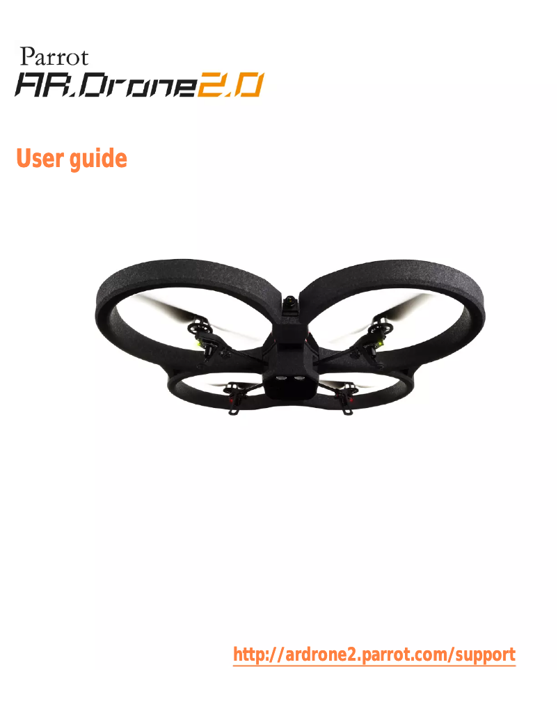 Image de la première page du manuel de l'appareil AR Drone 2.0