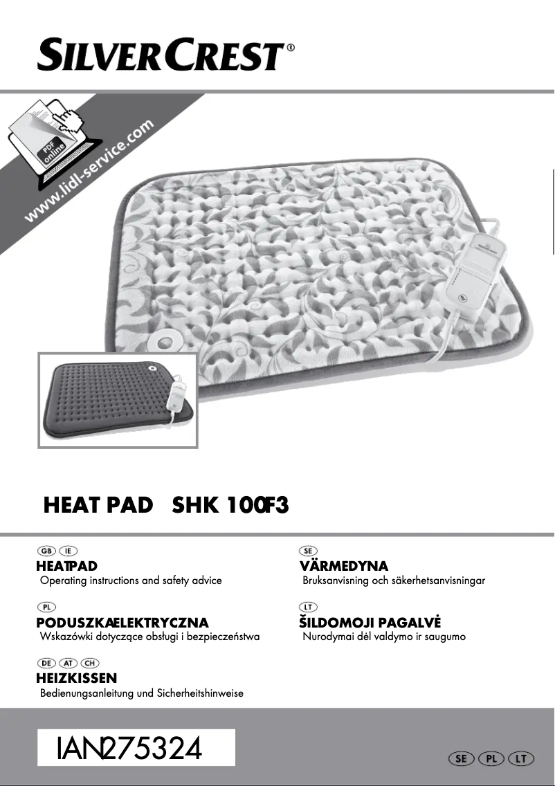 Page 1 de la notice Manuel utilisateur SilverCrest SHK 100 F3