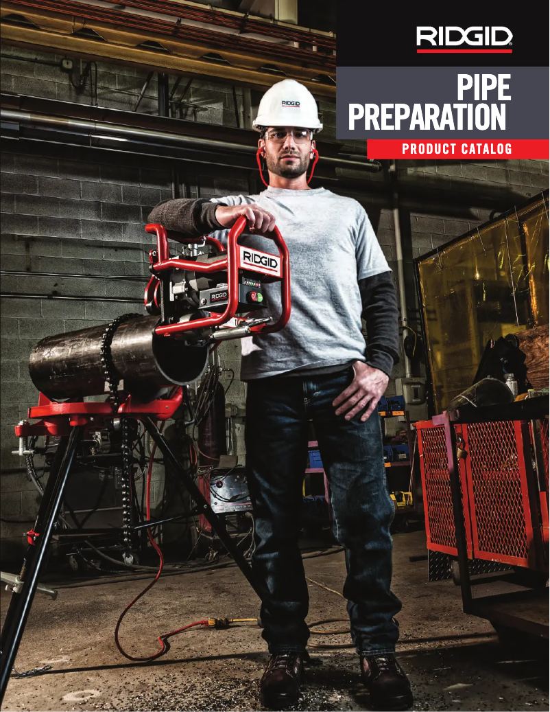 Page 1 de la notice Brochure Ridgid 258XL
