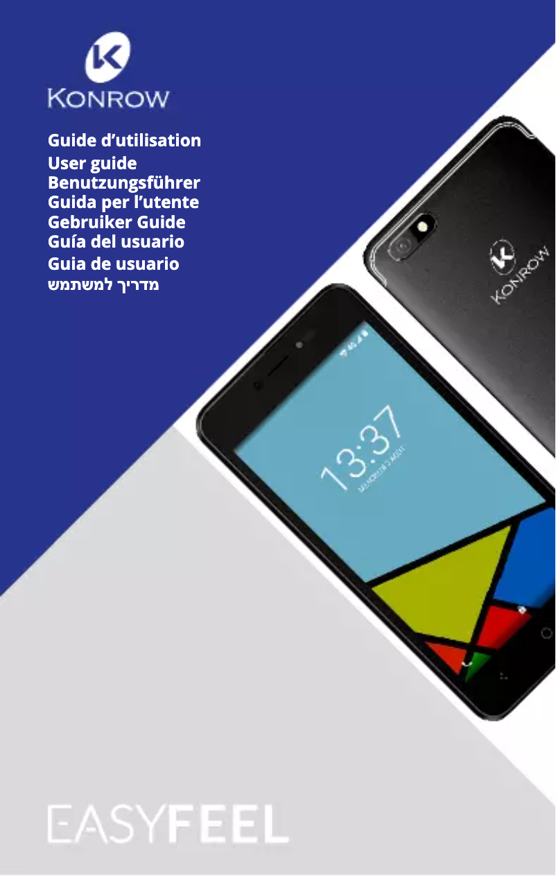 Page n°1 - Manuel utilisateur Konrow Easy Feel