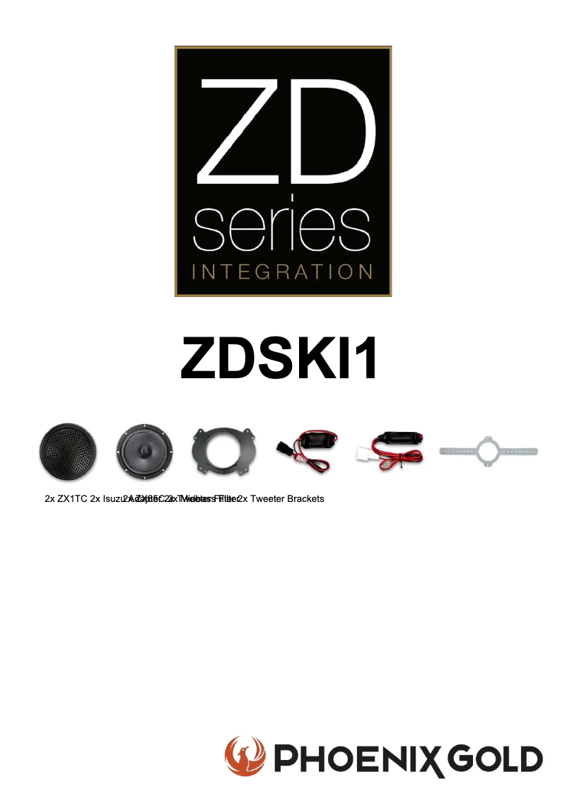 Page 1 of the manual User Manual Phoenix Gold ZDSKI1