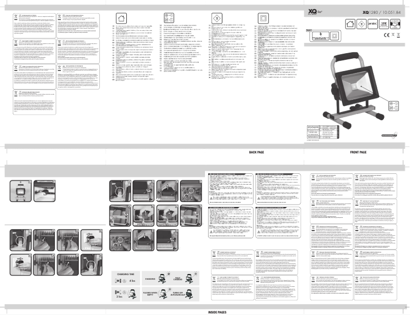Page n°1 - Manuel utilisateur XQ-lite XQ1280