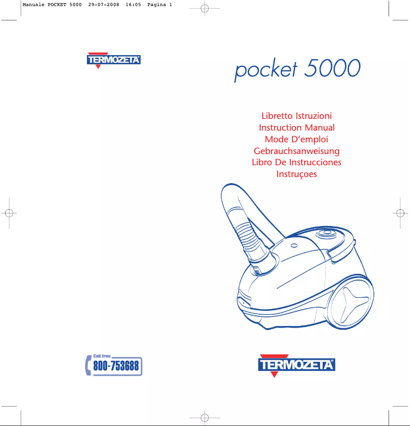 Página 1 del manual Manual de usuario Termozeta Pocket 5000