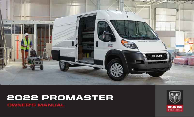 Page 1 de la notice Manuel utilisateur RAM ProMaster (2022)