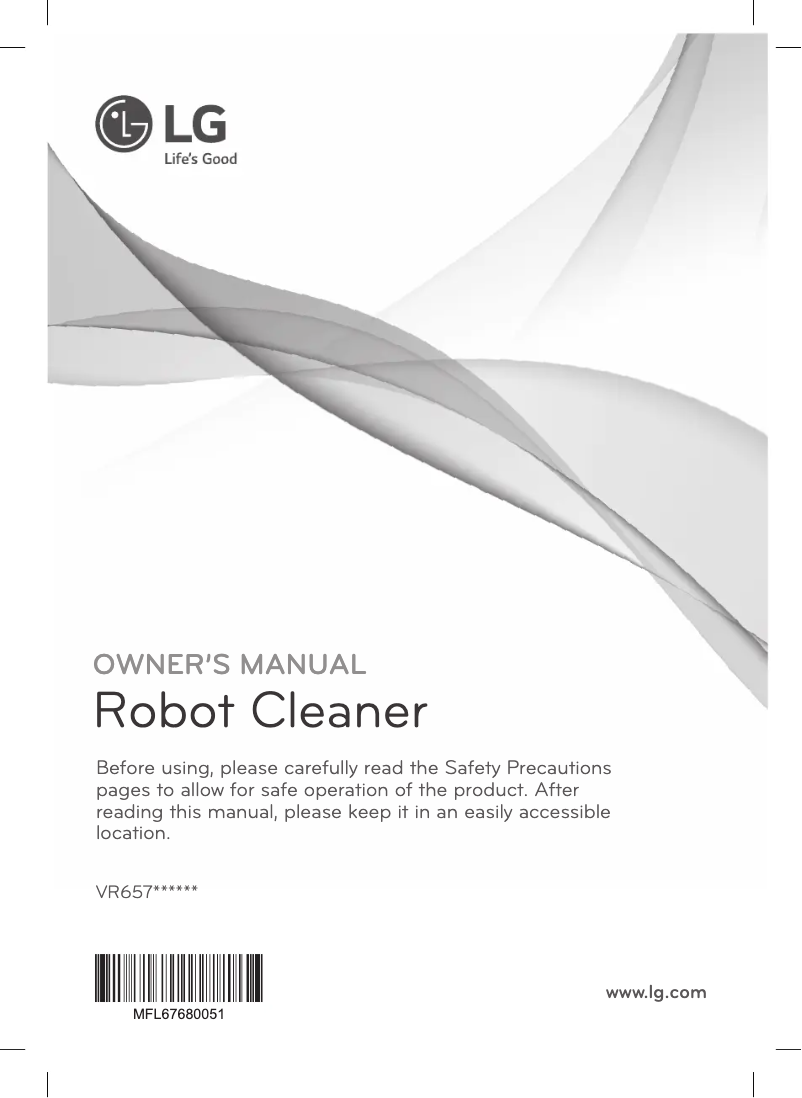 Page 1 de la notice Manuel utilisateur LG VR65710LVMP