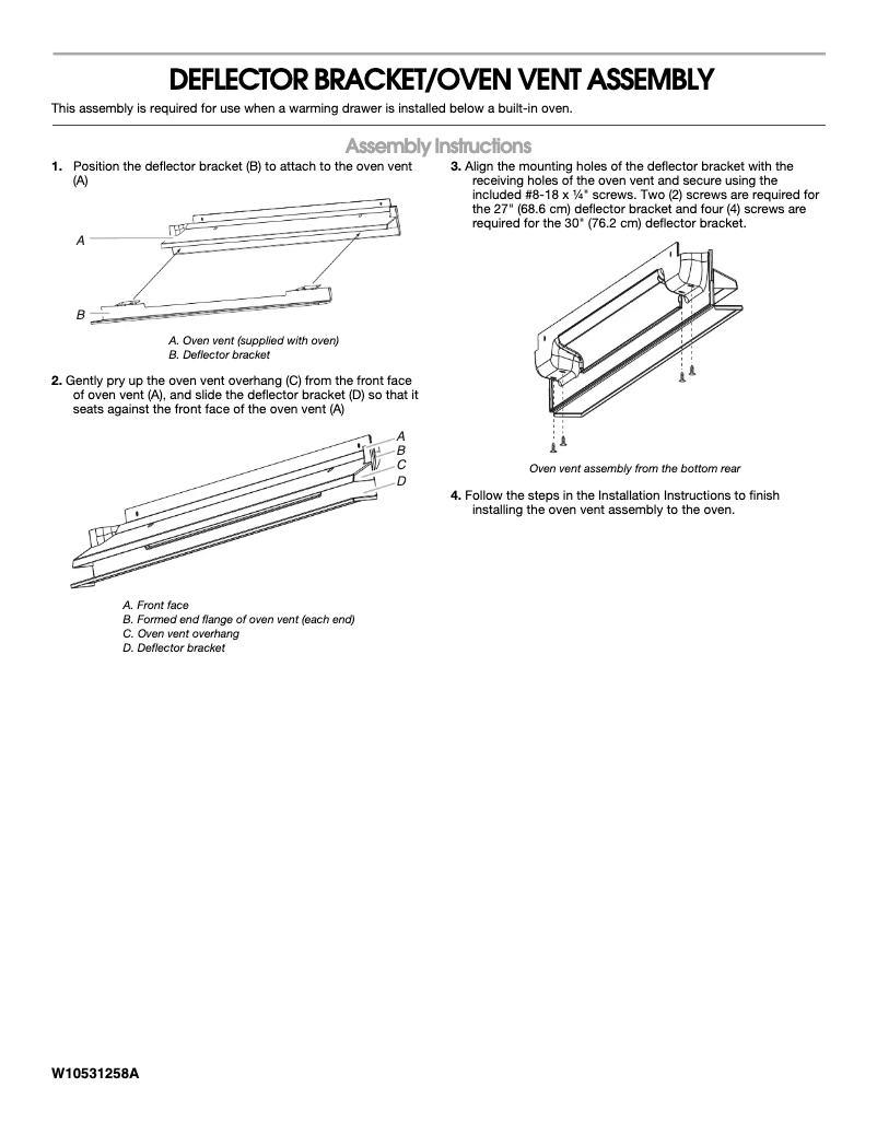 Imagen de la primera página del manual del dispositivo W10536339