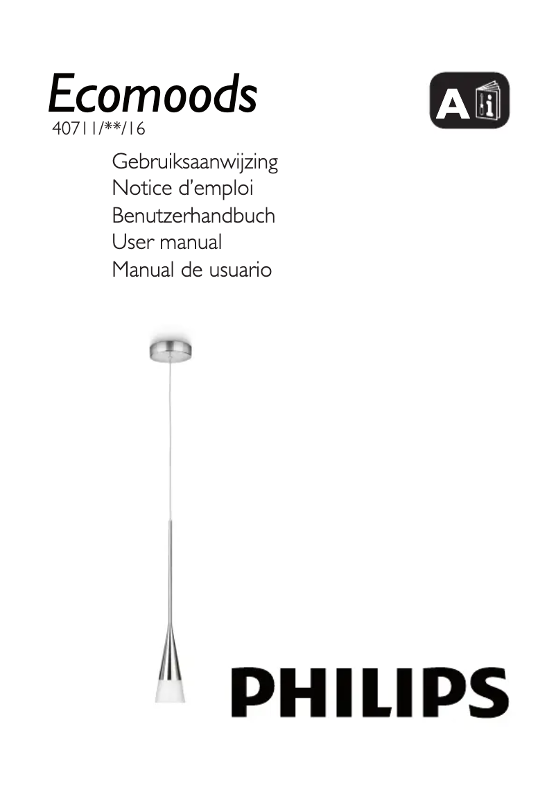 Page 1 de la notice Manuel utilisateur Philips Ecomoods 407113116