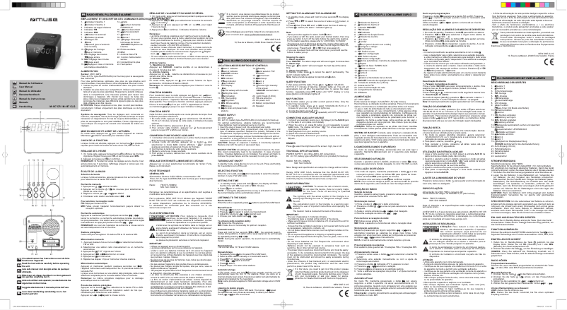 Image de la première page du manuel de l'appareil M-187 CLG
