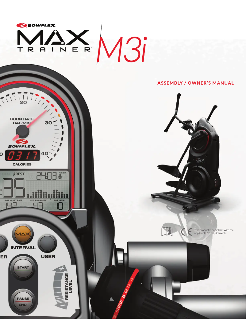 Página 1 del manual Instrucciones / montaje Bowflex Max Trainer M3