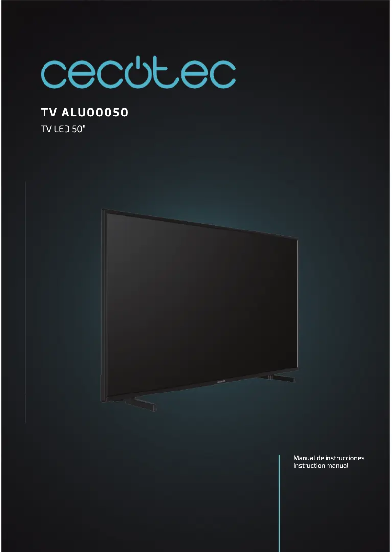 Image de la première page du manuel de l'appareil ALU00050