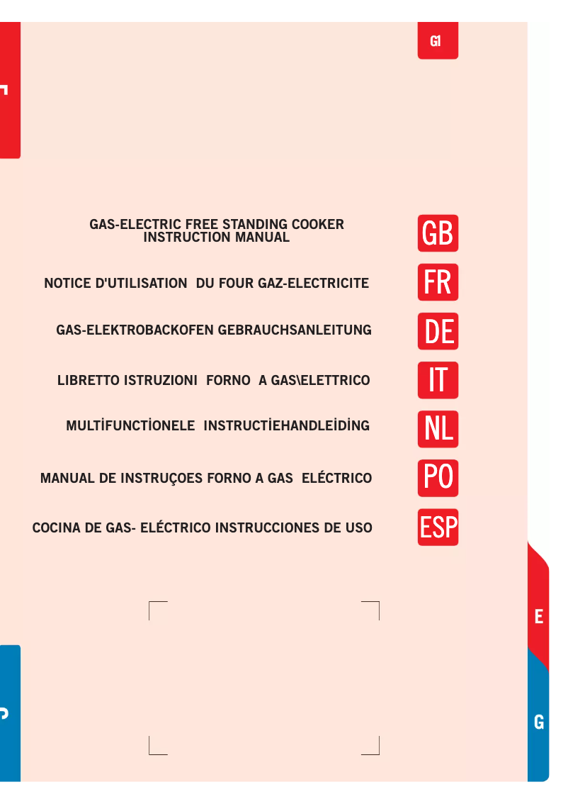 Page 1 de la notice Manuel utilisateur Vitrokitchen CB55BB