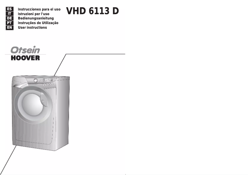 Image de la première page du manuel de l'appareil VHD 6103D-37