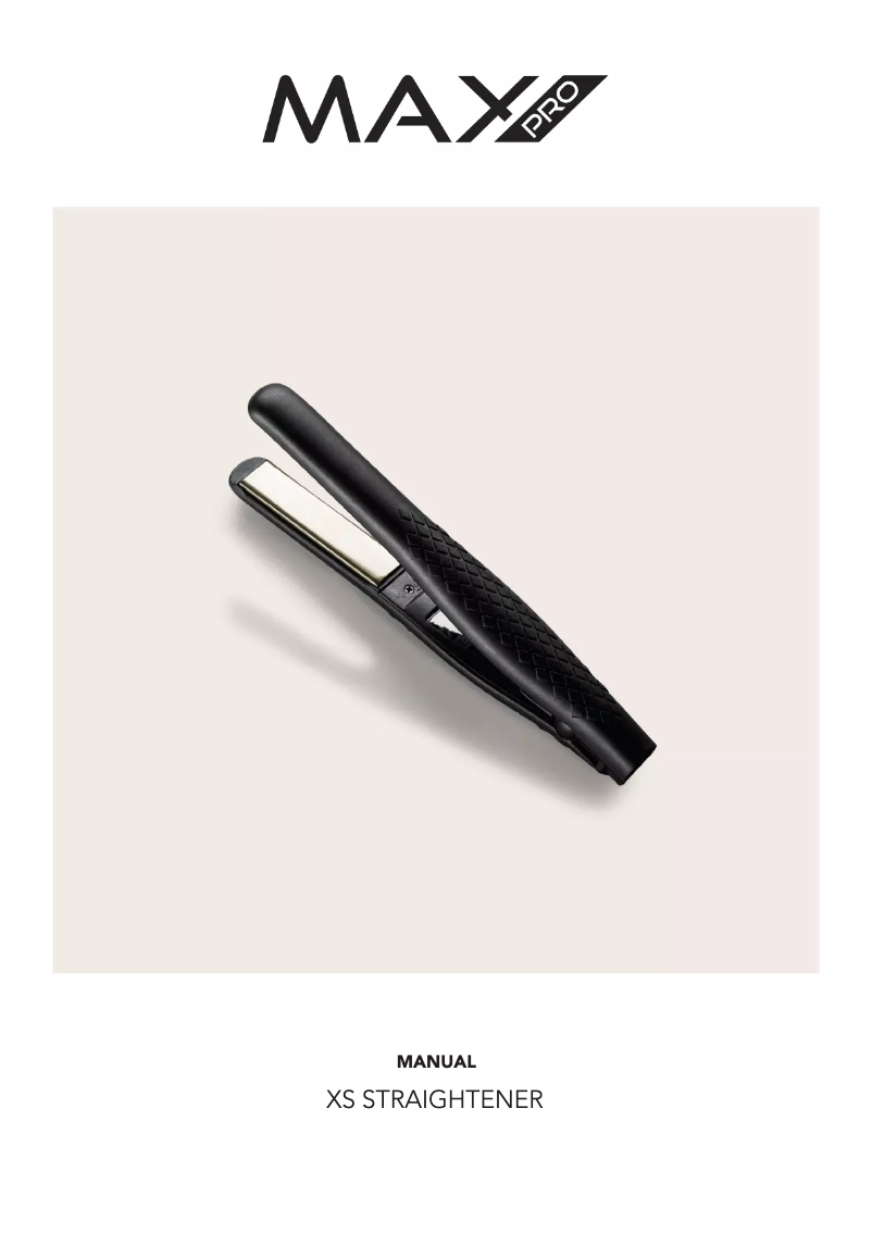 Page 1 de la notice Manuel utilisateur Max Pro XS