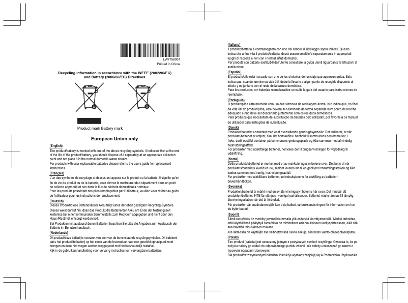 Page n°1 - Manuel utilisateur Brother P-touch 1000