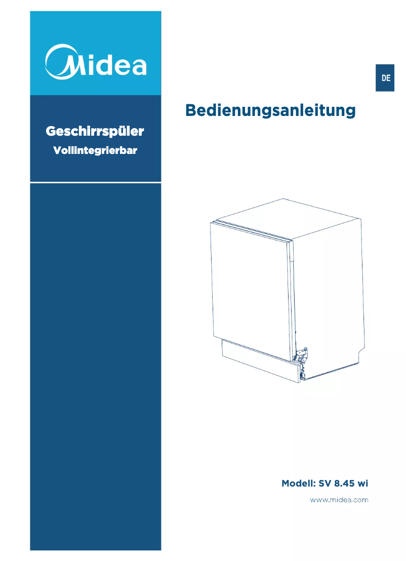 Image de la première page du manuel de l'appareil SV 8.45 wi