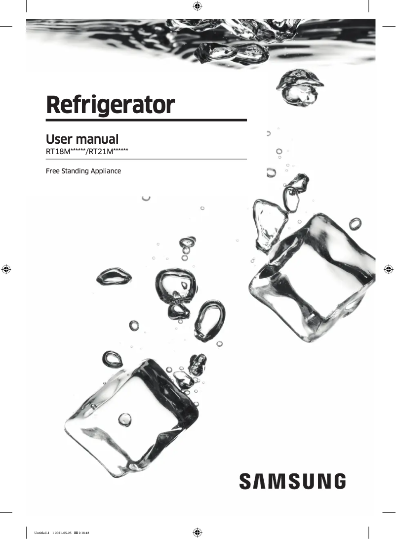 Image de la première page du manuel de l'appareil RT21M6215WW