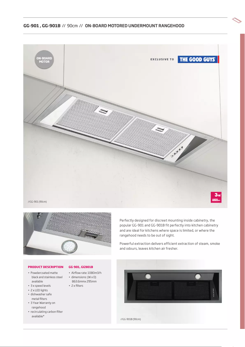 Image de la première page du manuel de l'appareil GG-901