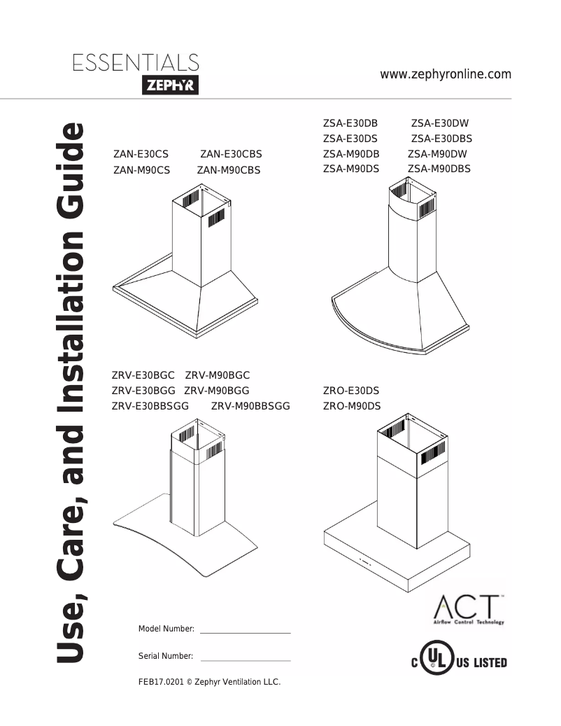 Image de la première page du manuel de l'appareil ZRO-E30DS