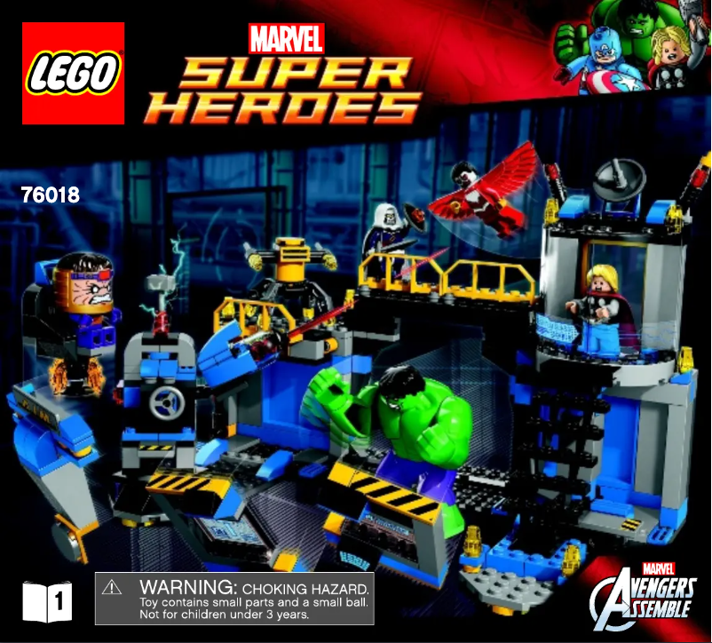 Page 1 de la notice Manuel utilisateur Lego Marvel Super Heroes 76018