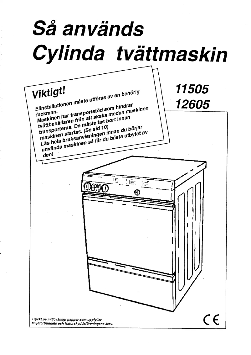 Page n°1 - Manuel utilisateur Cylinda 11505