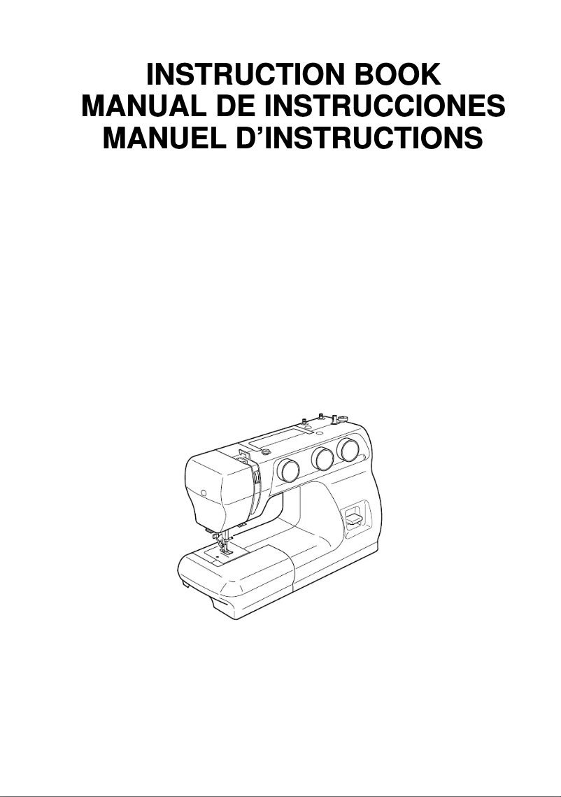 Page 1 de la notice Manuel utilisateur Janome 2222