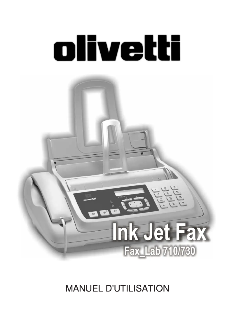Image de la première page du manuel de l'appareil Fax-Lab 730
