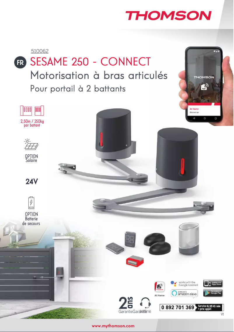 Página 1 del manual Manual de usuario Thomson 510062