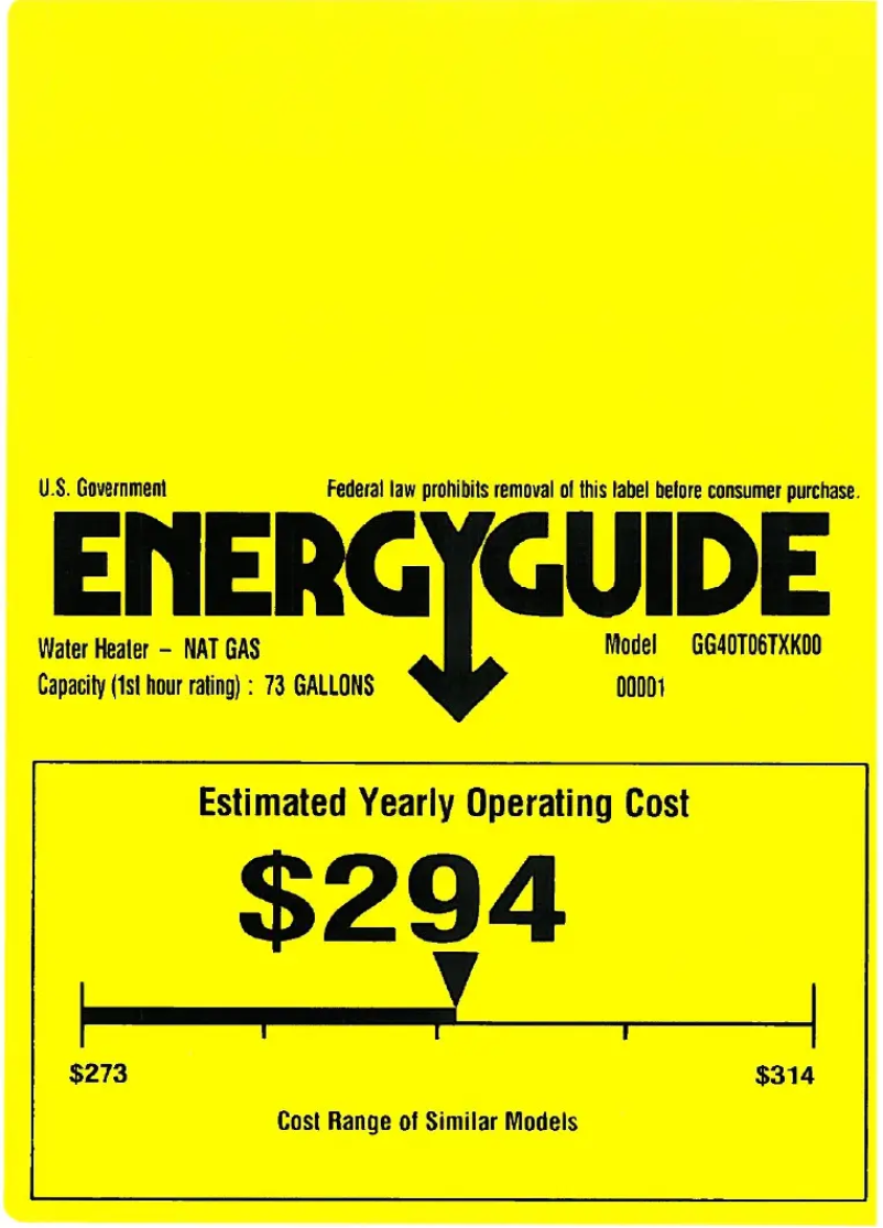 Imagen de la primera página del manual del dispositivo GG40T06TXK