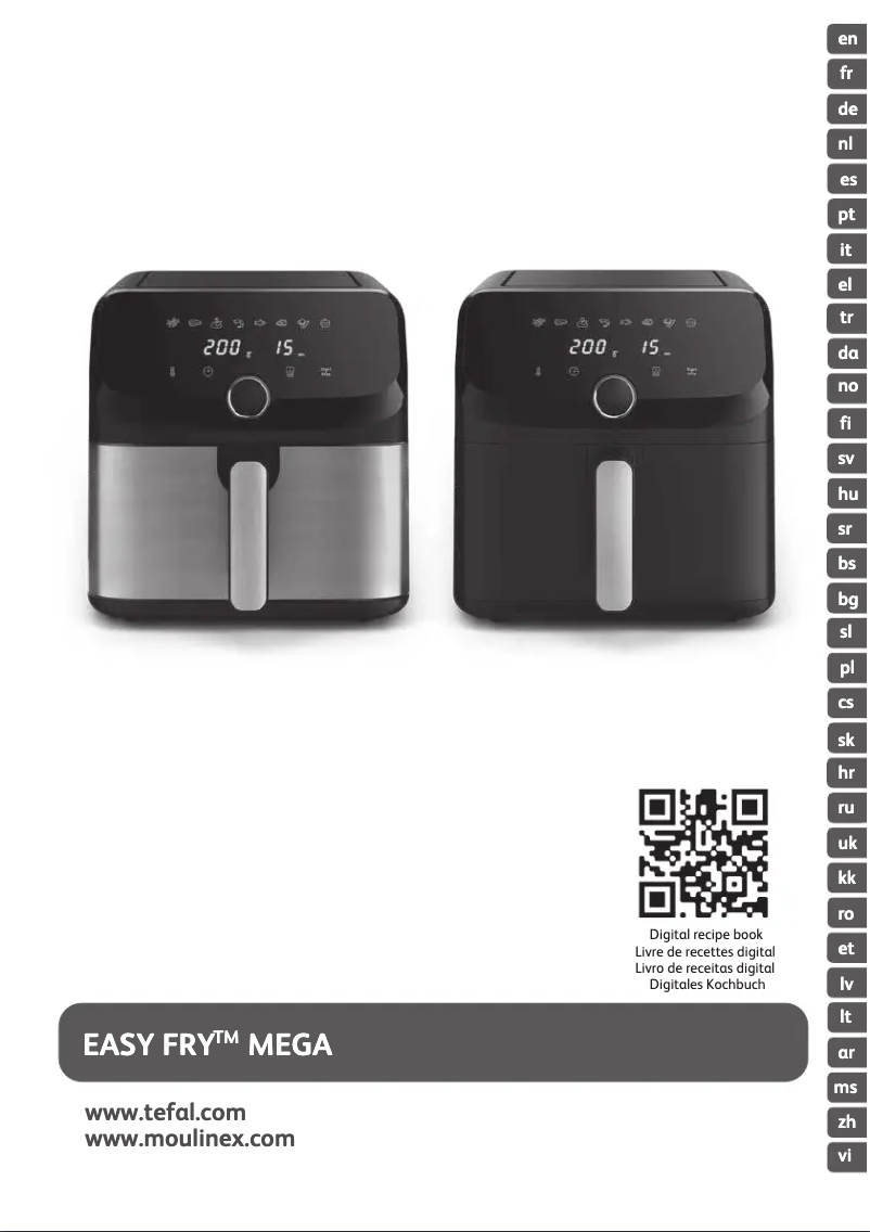 Page n°1 - Manuel utilisateur Tefal Easy Fry Mega EY855D