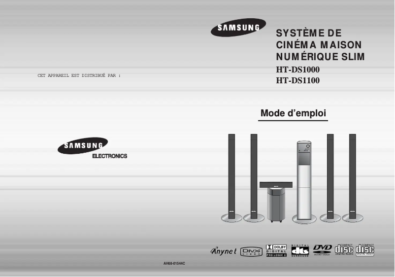 Page n°1 - Manuel utilisateur Samsung HT-DS1000