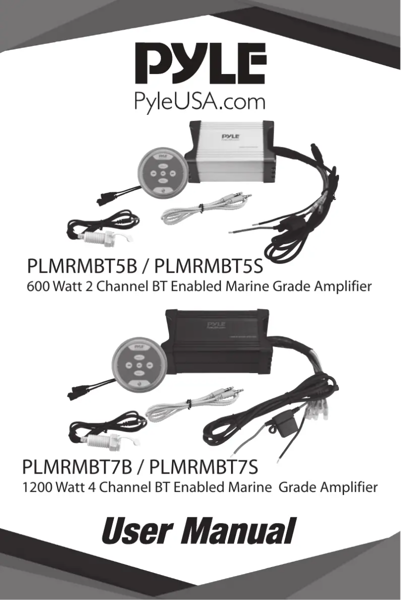 Image de la première page du manuel de l'appareil PLMRMBT5B