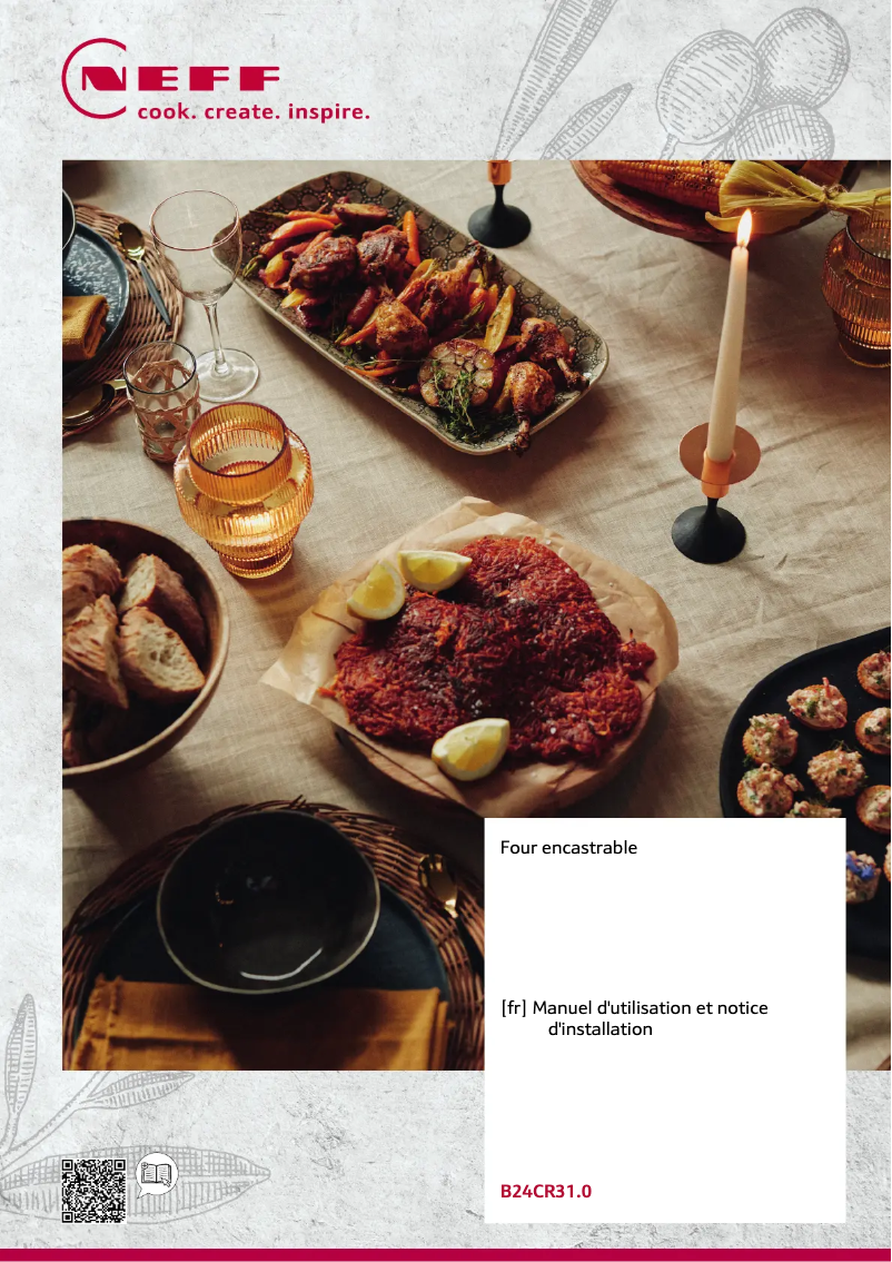 Page n°1 - Manuel utilisateur Neff B24CR31N0