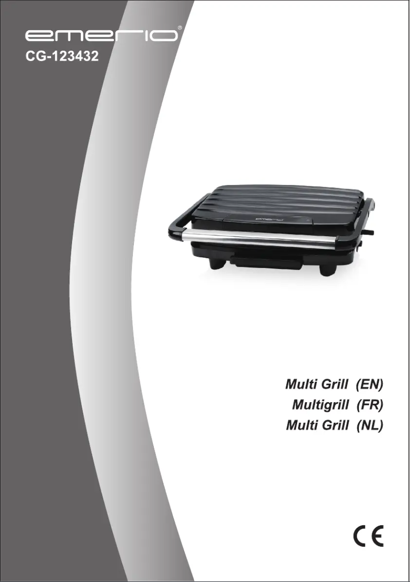 Page n°1 - Manuel utilisateur Emerio CG-123432