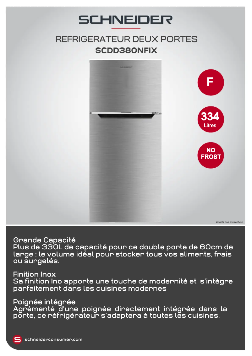 Image de la première page du manuel de l'appareil SCDD380NFIX