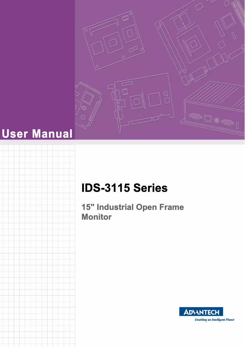 Page n°1 - Manuel utilisateur Advantech IDS-3115