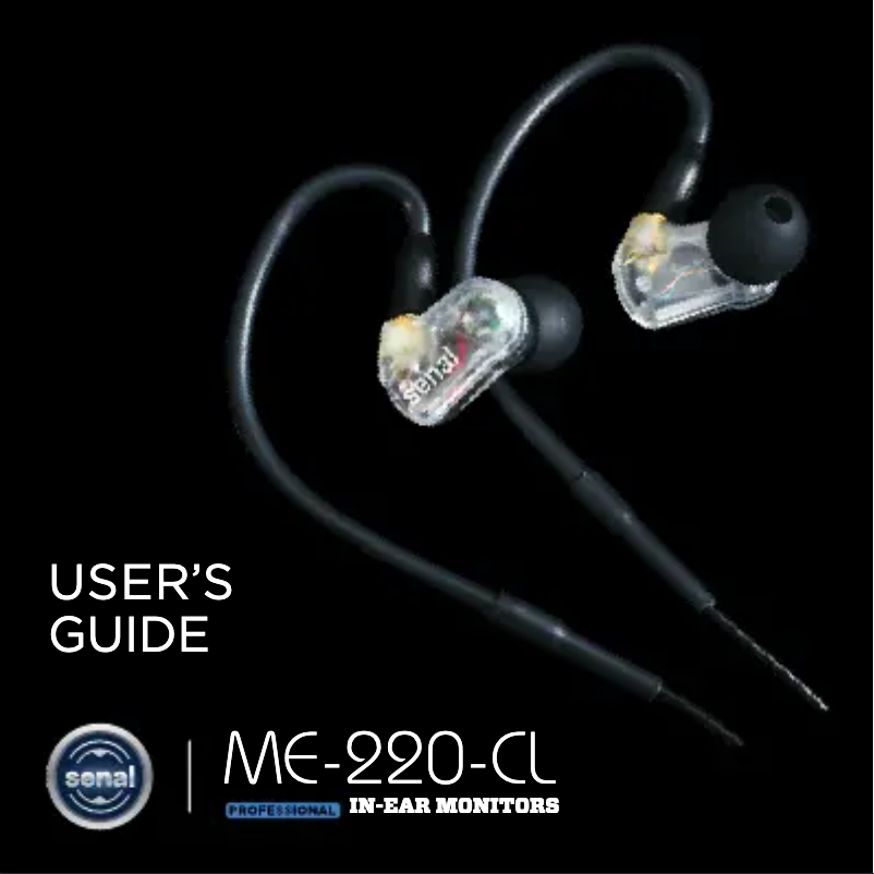 Image de la première page du manuel de l'appareil ME-220-CL