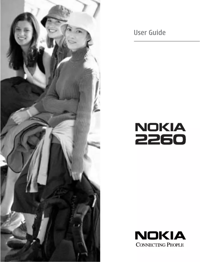 Página 1 del manual Manual de usuario Nokia 2260