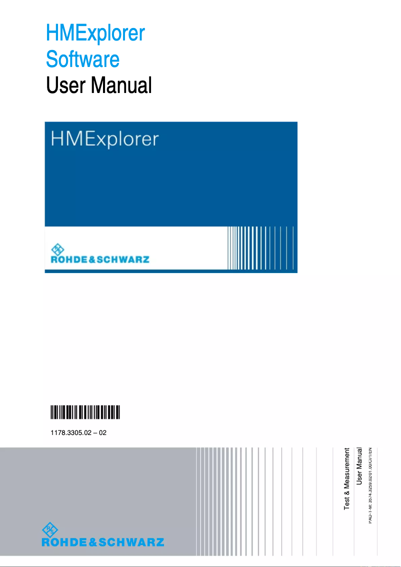 Image de la première page du manuel de l'appareil HMC8012