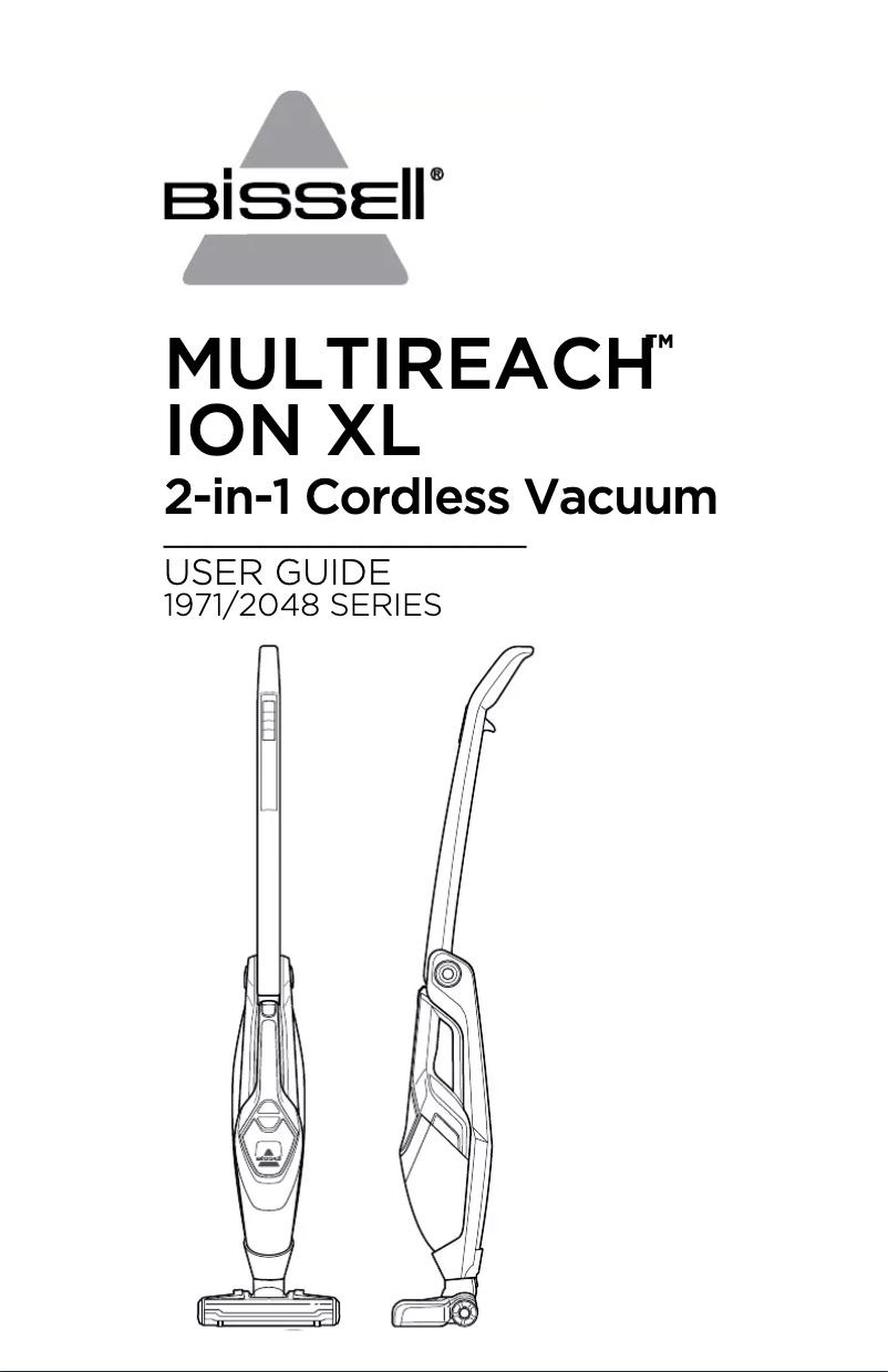 Página 1 del manual Manual de usuario Bissell MultiReach Ion XL 25.2V 1971G