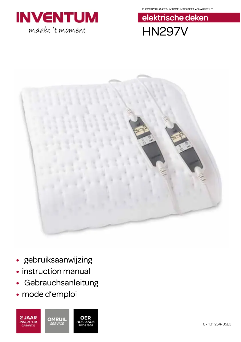 Page n°1 - Manuel utilisateur Inventum HN297V