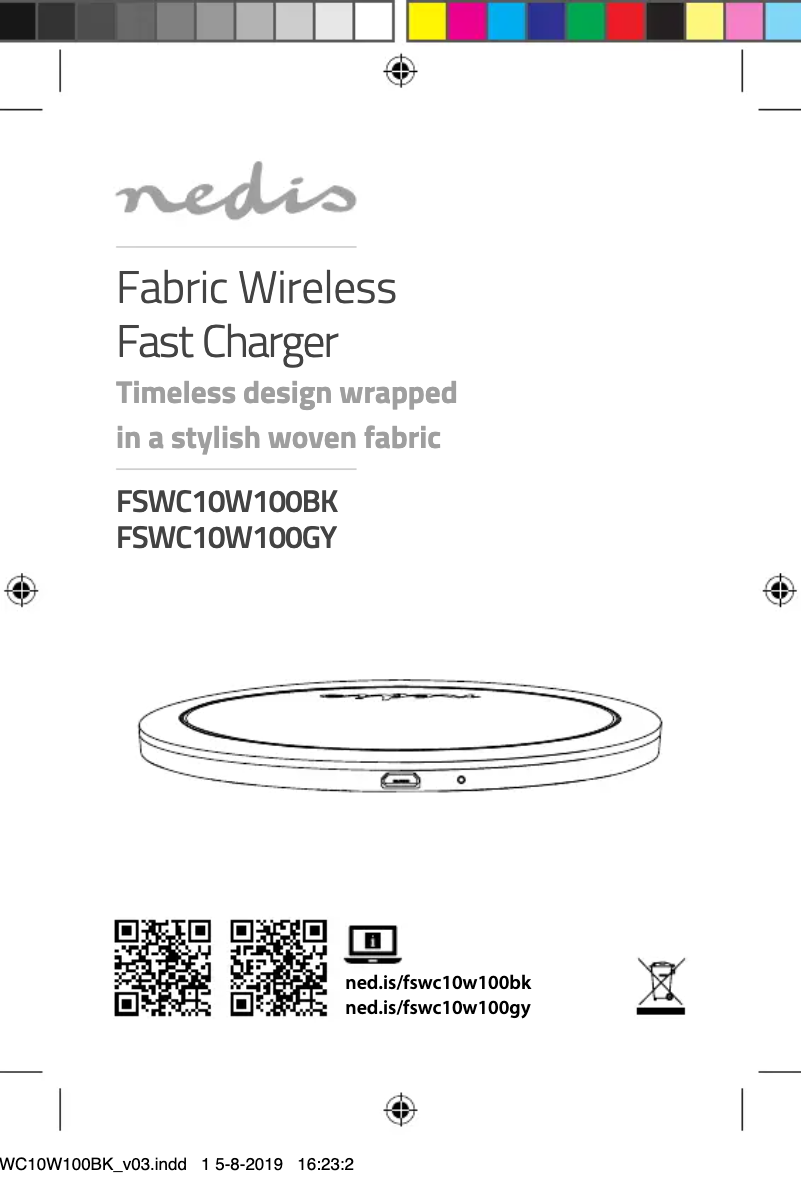 Page 1 de la notice Manuel utilisateur Nedis FSWC10W100GY