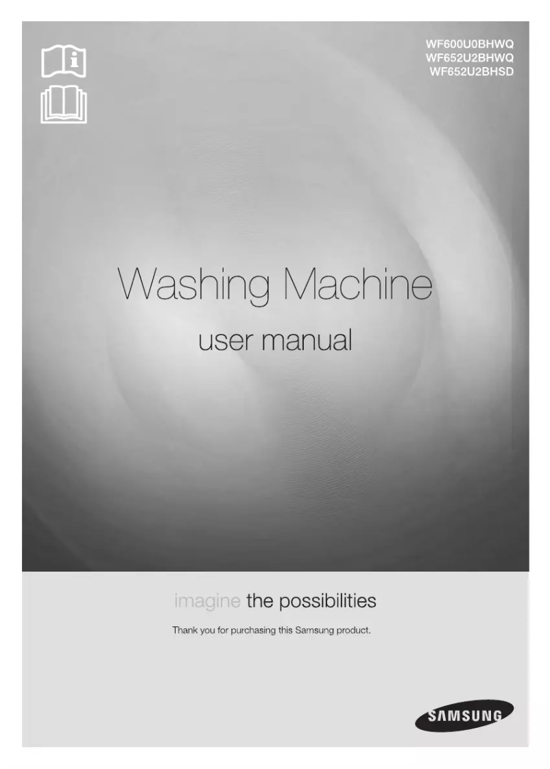 Page 1 de la notice Manuel utilisateur Samsung WF600U0BHWQ