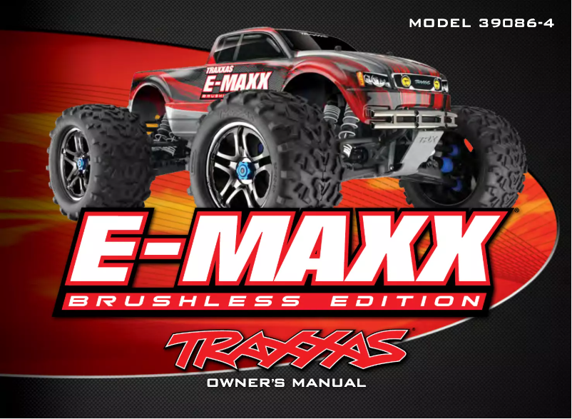 Page 1 de la notice Manuel utilisateur Traxxas E-Maxx Brushless Edition
