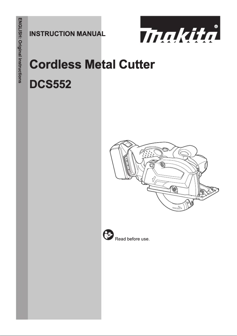 Image de la première page du manuel de l'appareil DCS552RTJ