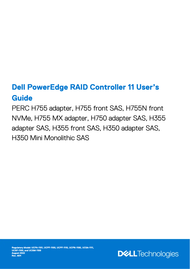 Image de la première page du manuel de l'appareil PERC H755