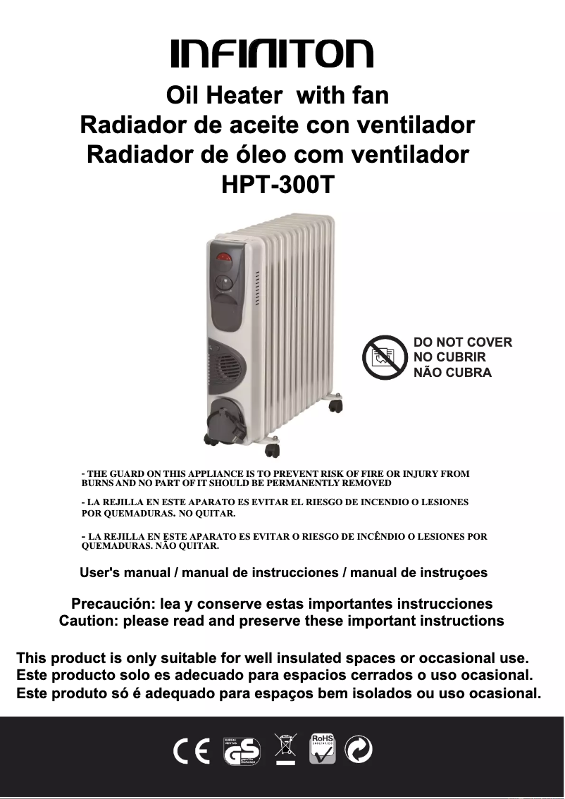 Image de la première page du manuel de l'appareil HOT-300T