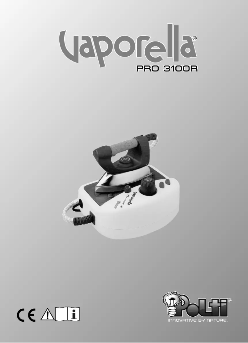 Image de la première page du manuel de l'appareil Vaporella Pro 3100 R