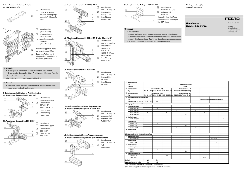 Image de la première page du manuel de l'appareil HMVD-LP-DL25/40